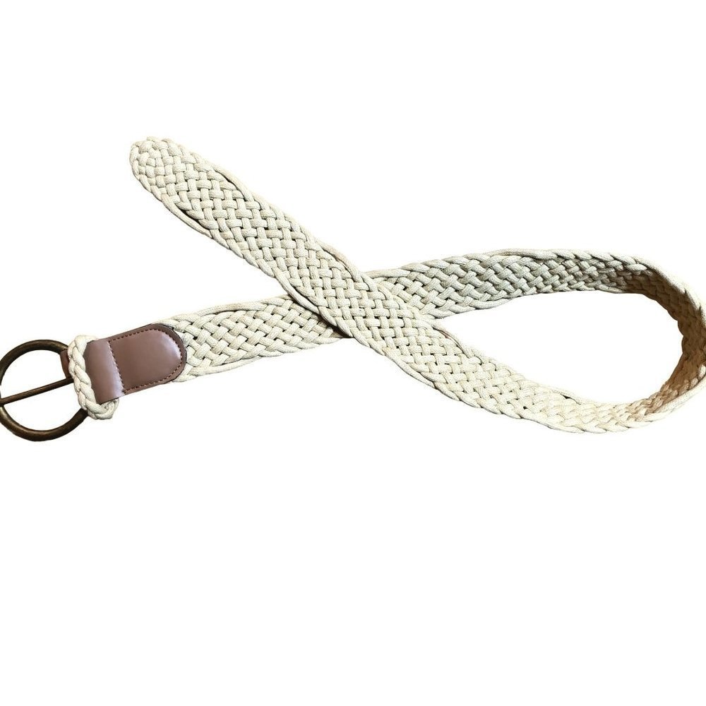 LEATHER and Rope belt Size 8